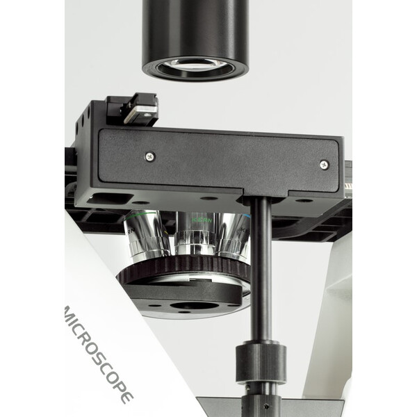 Kern Microscop inversat OCM 168, FL, PH, trino, Condensator N.A. 0,3 fix, 10x-40x, LED 5W, Al/Dl