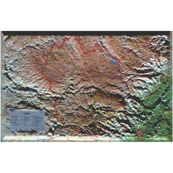 3Dmap Harta regionala de la Lozère