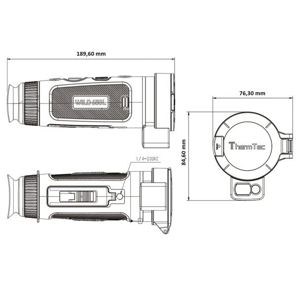 ThermTec Wild 650L Laser Rangefinder