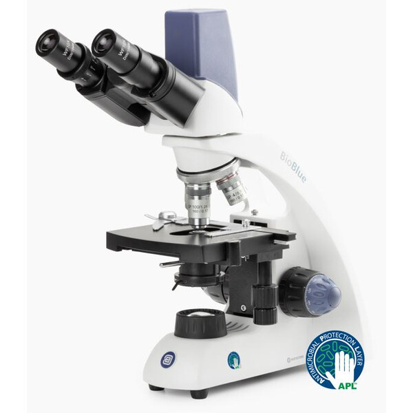 Euromex Microscop BioBlue, BB.4263-T, bino, Tablet SMP, 4/10/S40/S60x, scenă mecanică, 1 W NeoLED