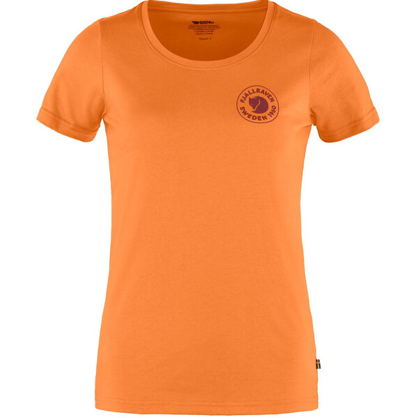 Fjällräven 1960 Logo T-Shirt W, 206 Portocaliu picant, M