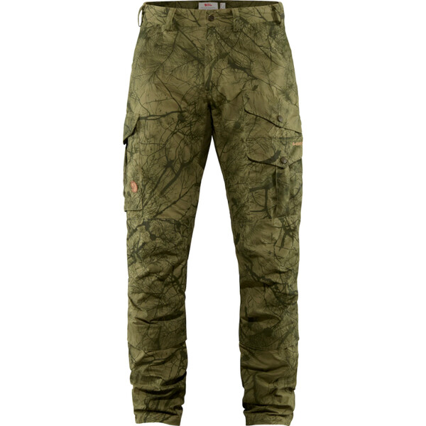 Fjällräven Pantaloni de vânătoare Barents Pro M, 626-662 Green Camo-Deep Forest, 50
