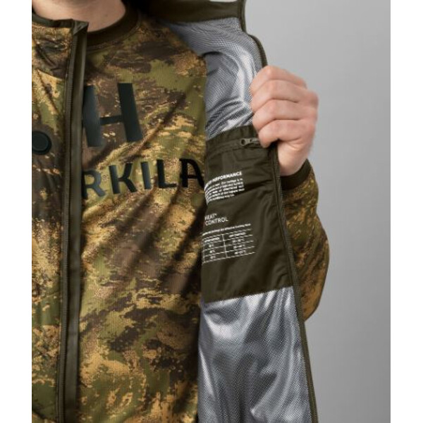 Härkila Vestă încălzită Camo, AXIS MSP®Verde pădure , mărimea S