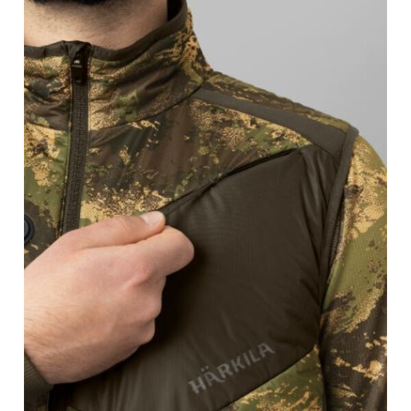 Härkila Vestă încălzită Camo, AXIS MSP®Verde pădure , mărimea S