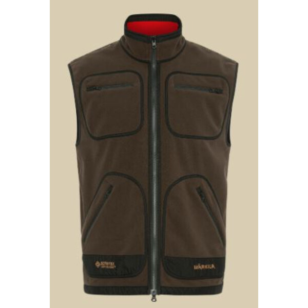 Härkila Veste din fleece Kamko, maro/roșu, mărimea L