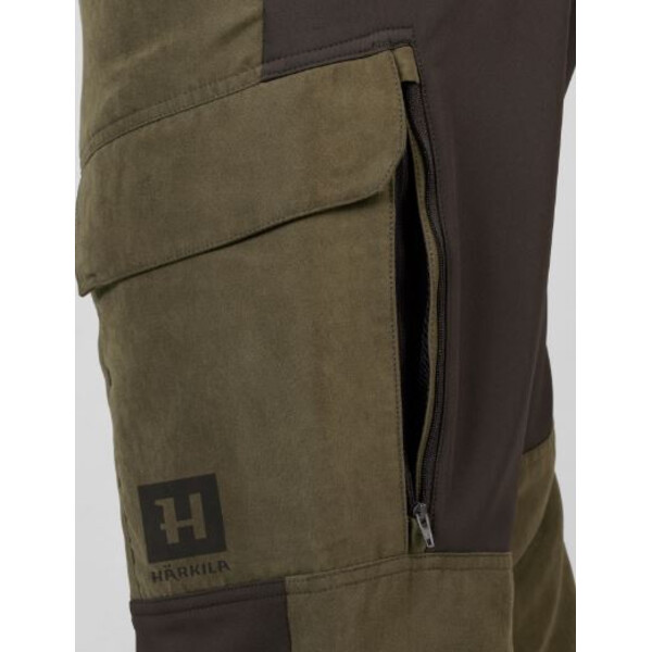 Härkila Pantaloni scandinavi , verde salcie/ maro închis, mărimea 50