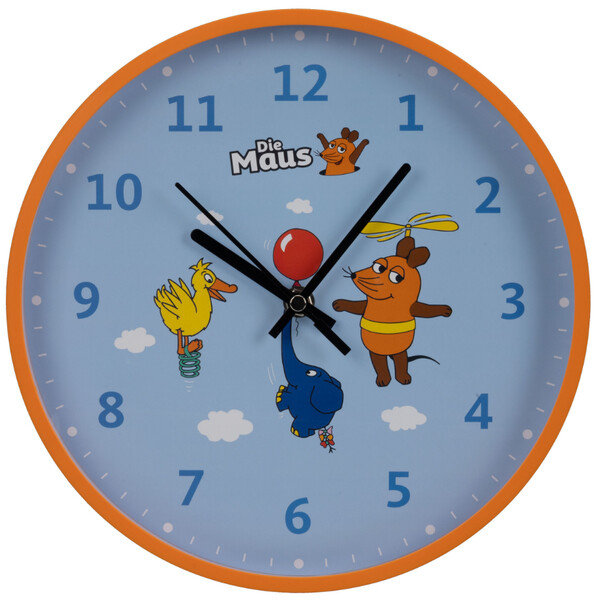 DieMaus Ceas de perete pentru copii albastru