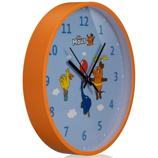 DieMaus Ceas de perete pentru copii albastru