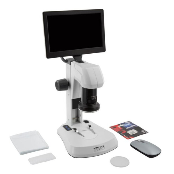 Optika, Microscop, SFX-85V, Zoom Digital, Monitor 9", 8x-54x, LED, Lumină incidentă și transmisă