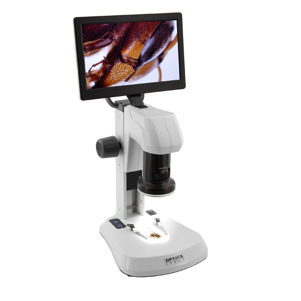 Optika , Microscop, SFX-85V, Zoom Digital, Monitor 9", 8x-54x, LED, Lumină incidentă și transmisă