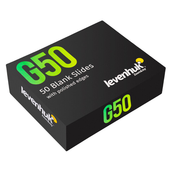Levenhuk Lame de microscop G50 50 bucăți