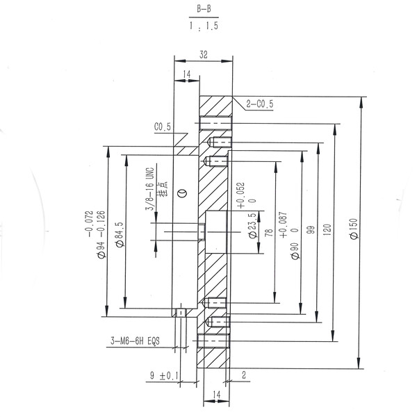 Omegon Adaptor de montare iOptron pentru coloană Pro