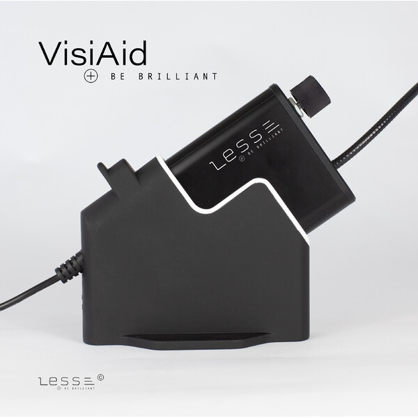 LESS Lupa VisiAid, ochelari iluminați, set complet, masă & Mobile