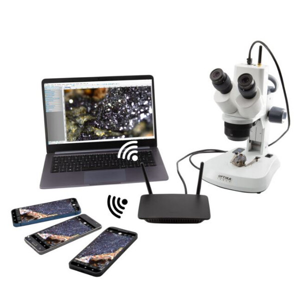 Optika Microscop , SFX DigitalDigital WI-FI ,10x 20x 40x, LED, lumină incidentă și transmisă
