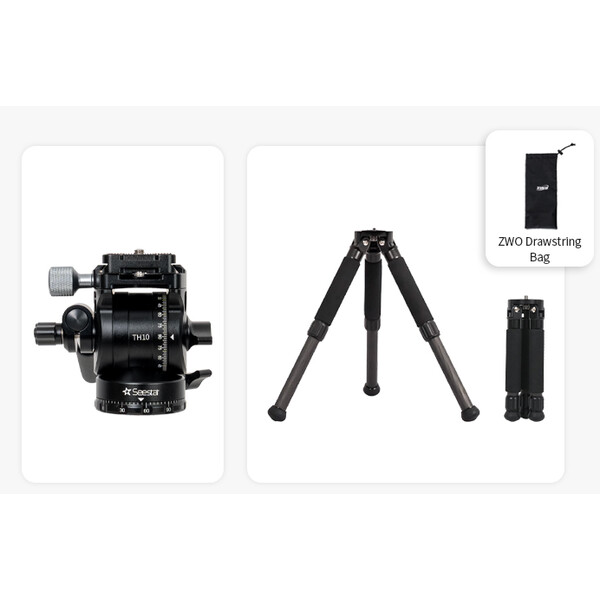 ZWO Trepied din carbon TC20+TH10 Seestar Smart Telescope