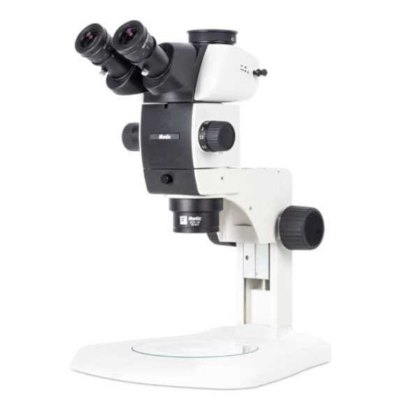Motic Microscop stereoscopic zoom SM7TR-P A1X, trino, 8-56X, wd 90 mm, 7:1