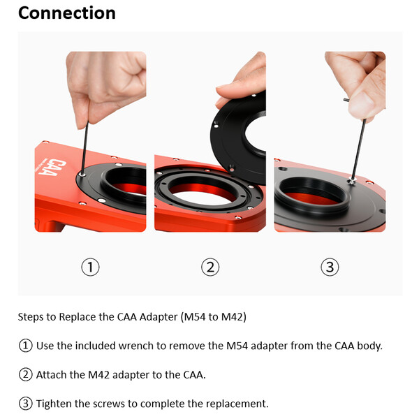 ZWO Adaptoare CAA / M42