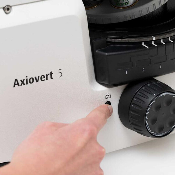 ZEISS Microscop Axiovert 5 Digital, PH, FL, 50-400x, 0,4 NA, LED, 5 MP, mono