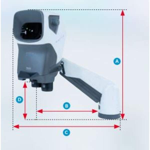 Vision Engineering Microscopul stereoscopic MANTIS IOTA cu „trepied universal Verso” (fără obiective) SMI200