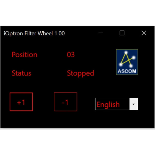 iOptron Roată de filtrare iEFW 5x 1,25"