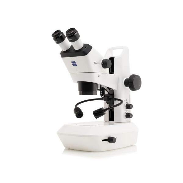 ZEISS Microscopul stereoscopic zoom Stemi 355, C Lab, trino, BF, DF, w.d. 110 mm, 10x/23, 5,5:1 , 7,2x-40x, AL/DL, Spot C LED