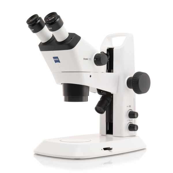 ZEISS Microscopul stereoscopic zoom Stemi 355, Edu (KIT 1), bino, w.d. 110 mm, 10x/23, 5,5:1 , 7,2x-40x, AL/DL, Spot C LED