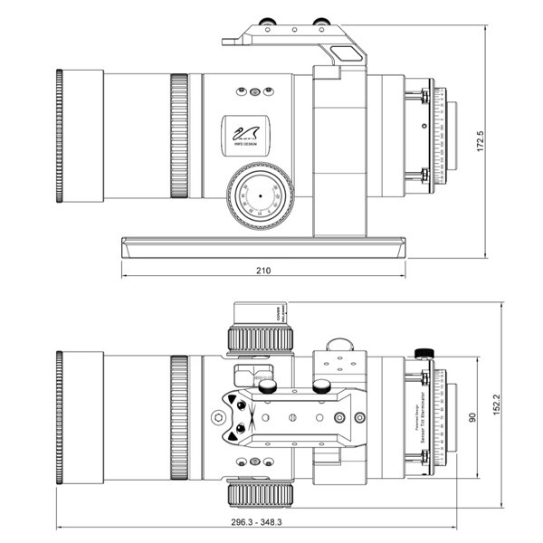 William Optics Refractor apochromat AP 56/269 UltraCat 56 WIFD
