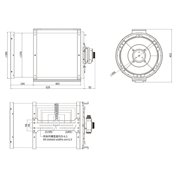Sharpstar Telescop Cassegrain C 310/1178 SCA310