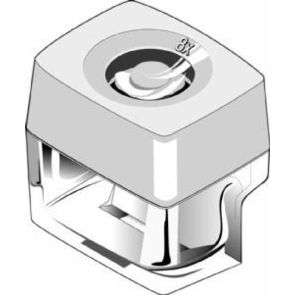 Euromex Micro-lupa  8x, 10 mm/100 segmente
