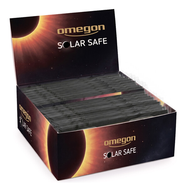 Omegon Ochelari pentru eclipsă solară Sofi Solar Safe în display cu 50 de bucăți