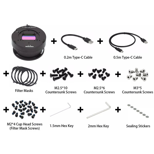Wanderer Astro Roată de filtre Cube pentru Celestron RASA 1100 și 3600