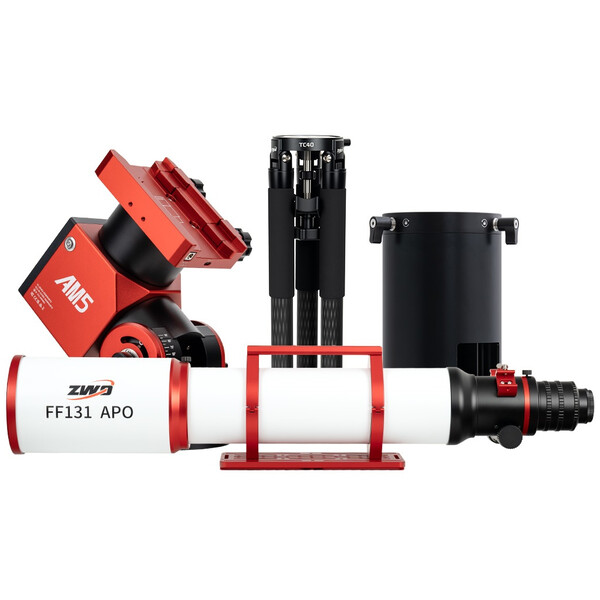 ZWO Refractor apochromat AP 131/983 FF131 AM5N+PE200+TC40