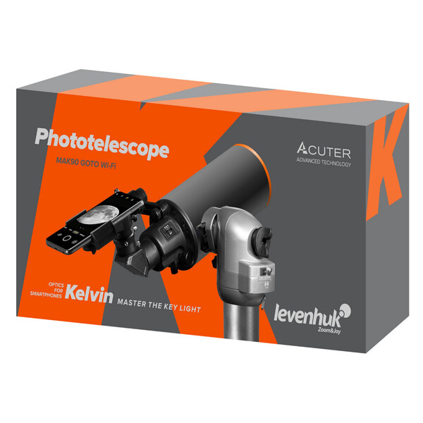 Levenhuk Telescop Maksutov MC 90/1170 MAK90 AZ GOTO Wi-Fi