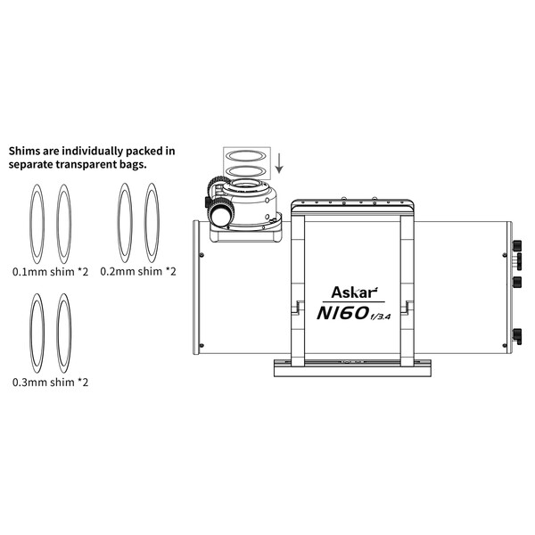 Askar Telescop N 160/576 N160 Astrograph