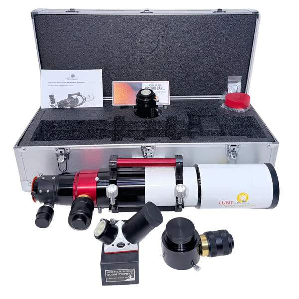 Lunt Solar Systems Telescop solar ST 100/700 LS100MT Ha / B1800 PT DS Premium PLUS Kit