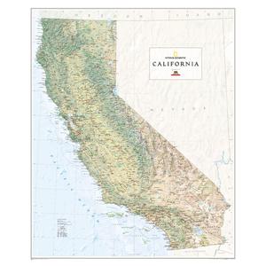 National Geographic Harta regionala California
