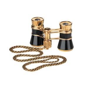 Eschenbach Opera glasses Glamour 3x25 black-gold cu lănţişor