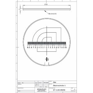 Schweizer Lupa Scală 1 pentru lupe cu suport Tech-Line