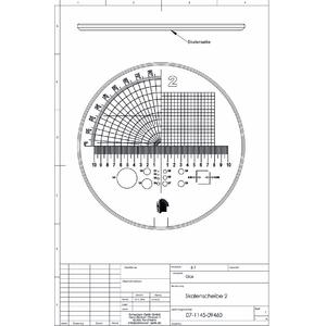 Schweizer Lupa Scală 2 pentru lupe cu suport Tech-Line