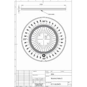 Schweizer Scală 3 pentru lupe cu suport Tech-Line