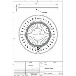 Schweizer Lupa Scală 3 pentru lupe cu suport Tech-Line