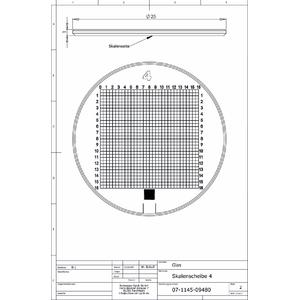 Schweizer Lupa Scală 4 pentru lupe cu suport Tech-Line