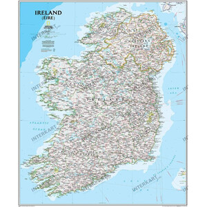 National Geographic Harta Irlanda (76 x 91 cm)