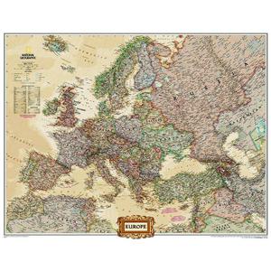 National Geographic Hartă continentală Europa (76 x 61 cm)