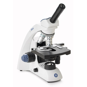 Euromex Microscop Mikroskop BioBlue, BB.4240, mono, DIN, semiplan, 40x-600x, 10x/18, LED, 1W