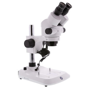 Euromex Microscop stereo zoom SB.1902-P, StereoBlue Binoclu, stalp, 0.7x-4,5x