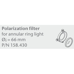 SCHOTT Set filtru POL pentru stand iluminare circulara Ø=66mm