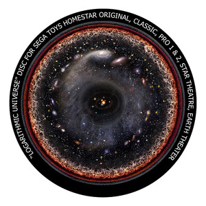 Redmark Ecran de prioectie rosu despre istoria Universului pentru Sega Homestar Pro planetarium
