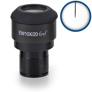 Euromex Ocular de măsurare IS.6010-P,  WF10x/20, pointer, microm., Ø 23,2 mm (iScope)