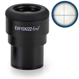 Euromex Ocular de măsurare IS.6210-CM, WF 10x / 22,10/100 microm., crosshair, Ø 30mm (iScope)